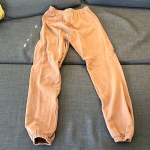 Skims Cotton Tan Jogger size Small